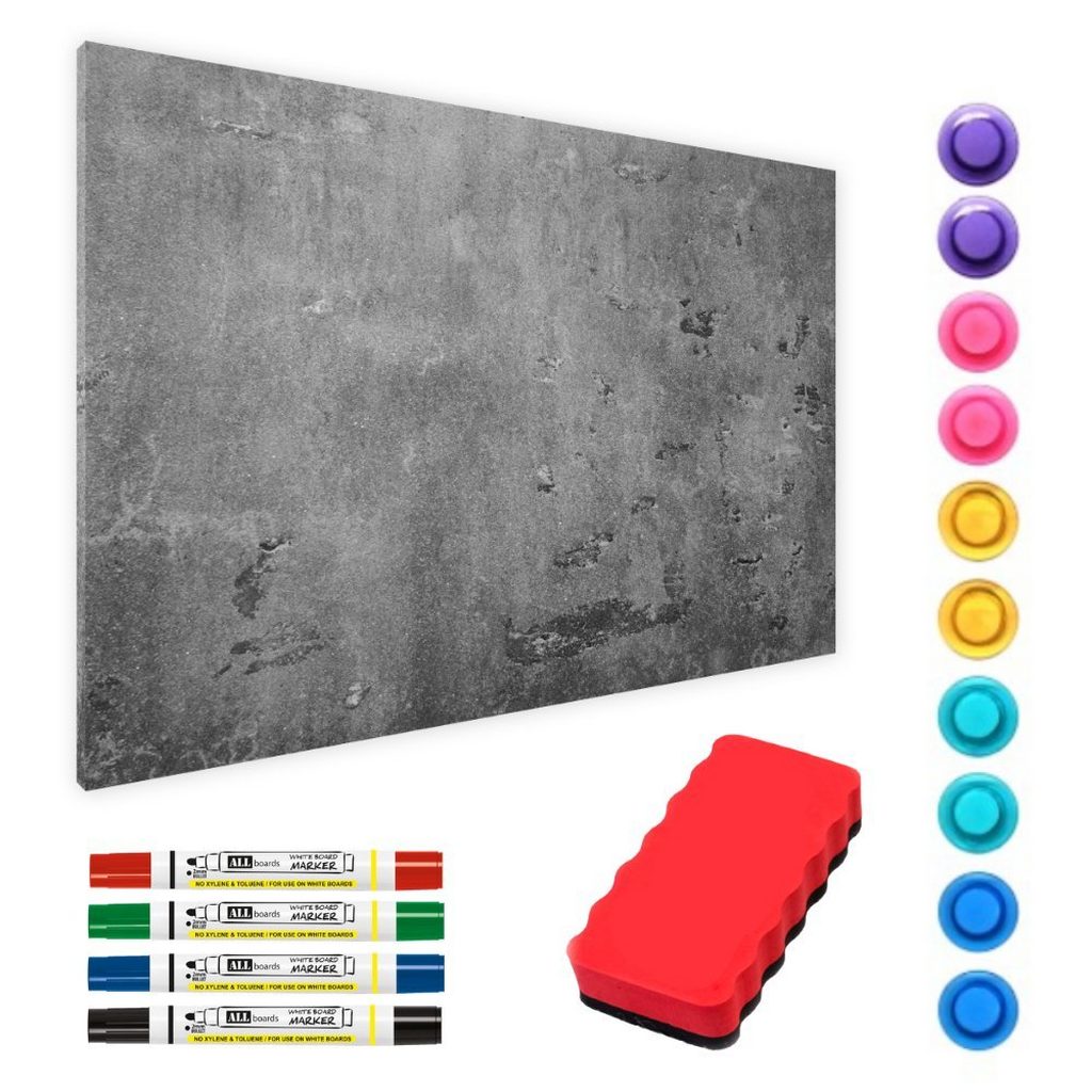 ALLBOARDS Magnettafel BETONMAUER 60x40cm